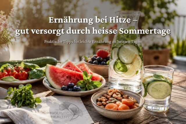 Ernährung bei Hitze – gut versorgt durch heisse Sommertage